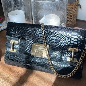 Michael Kors clutch chain handbag